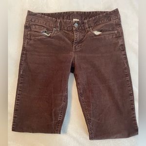 J. Crew Womens Corduroy Straight Fit Jeans